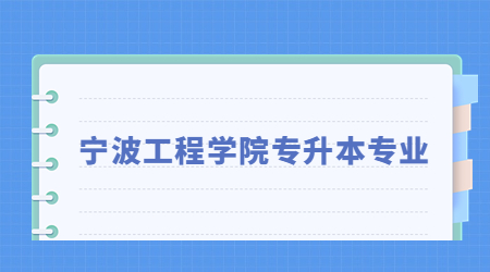 寧波工程學院專升本專業.jpg